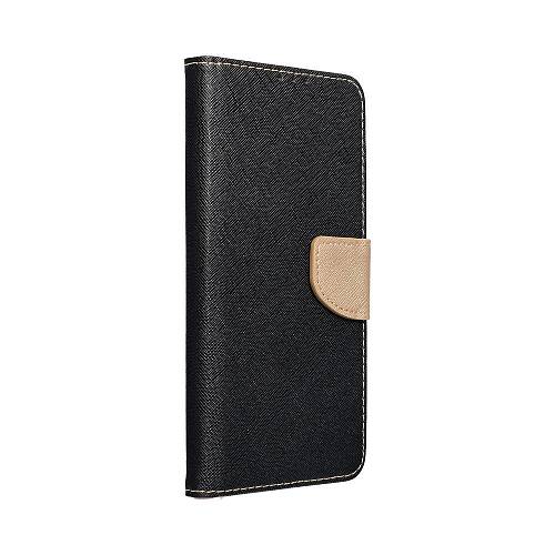 APPLE iPhone 13 Mini - ΘΗΚΗ NETONE FANCY DIARY BOOK STYLE ΠΟΡΤΟΦΟΛΙ ΜΑΥΡΗ - ΧΡΥΣΗ