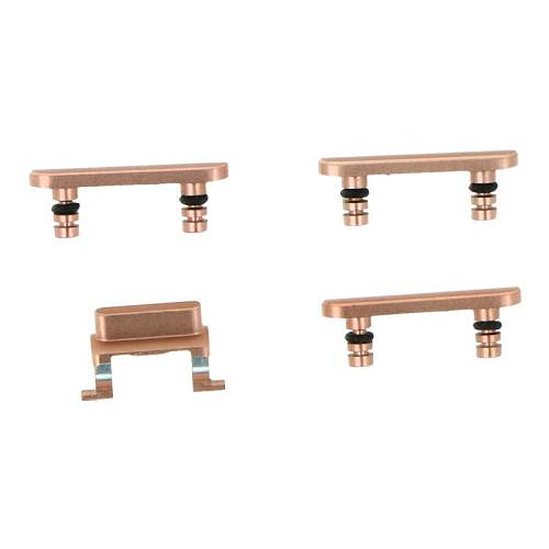 Apple iPhone 8 Plus - Power, Volume, Mute & Side Buttons Set Gold Original