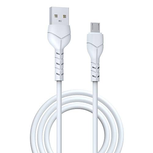 Devia - Kintone Series Cable for Micro USB White (5V 2.1A, 1M)