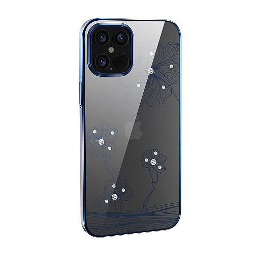 Apple iPhone 13 Pro - Devia Crystal Flora Series Case Sierra Blue