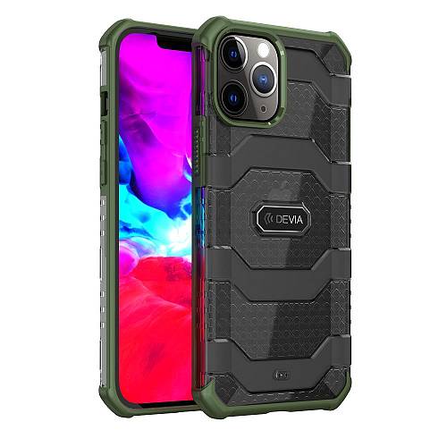 Apple iPhone 13 Pro Max - Devia Vanguard Series Shockproof Case Army Green