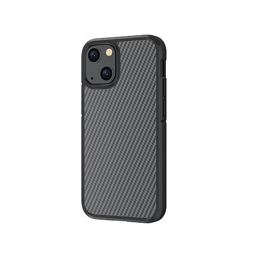 Apple iPhone 13 Pro - Devia Guardian Series Shockproof Case Black Carbon Fiber