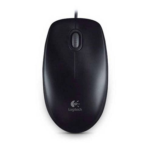 Logitech - B100 Optical Mouse (Black)
