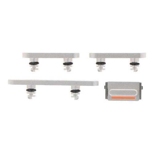 Apple iPhone 13 Mini / 13 - Power, Volume, Mute & Side Buttons Set White Original