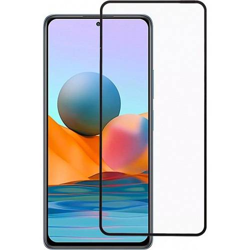 XIAOMI Redmi NOTE 10 5G / Poco M3 Pro / Poco M3 Pro 5G - TEMPERED GLASS 9H Hardness 0,3mm 5D ΜΑΥΡΟ FULL GLUE