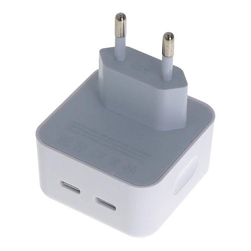 USB Travel Charger 35W Dual Type C White Universal