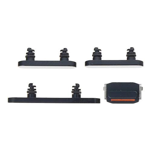 Apple iPhone 14 / 14 Plus - Power Volume Mute & Side Buttons Set Black Original