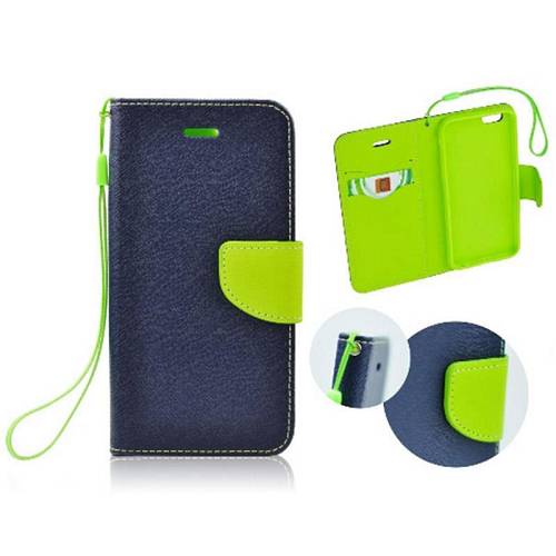 SAMSUNG S921B Galaxy S24 - ΘΗΚΗ NETONE FANCY DIARY BOOK STYLE ΠΟΡΤΟΦΟΛΙ ΜΠΛΕ - LIME