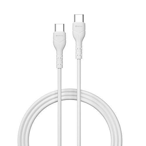 Devia - Cable Kintone EC151 Type C to Type C 1m 60W 3A white