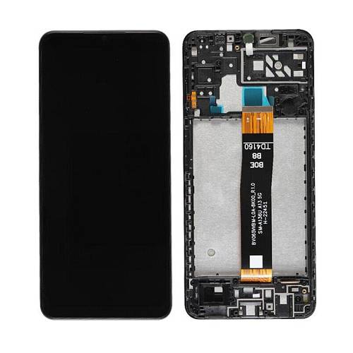Samsung A047F Galaxy A04s - LCD Touch Black with Frame Original GH82-29806A Service Pack