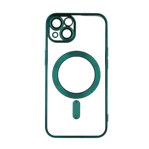 Apple iPhone 15 Plus - Color Chrome Magsafe Case Green