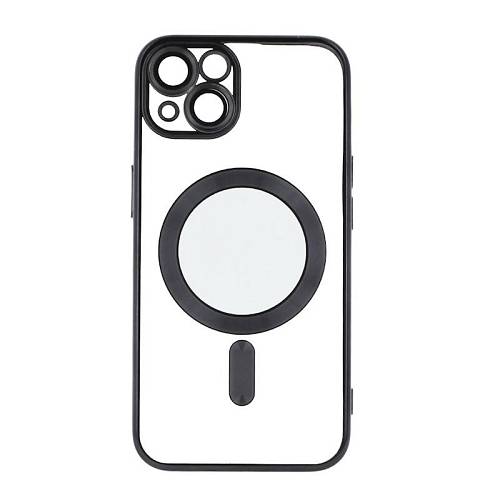Apple iPhone 15 Plus - Color Chrome Magsafe Case Black