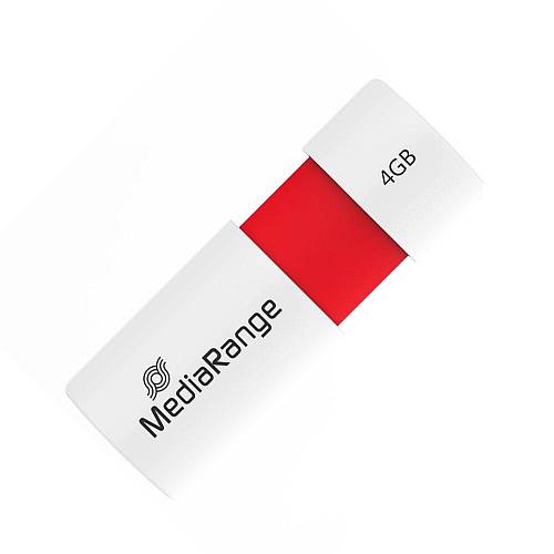 MediaRange - USB 2.0 Flash Drive Color Edition 4GB Red