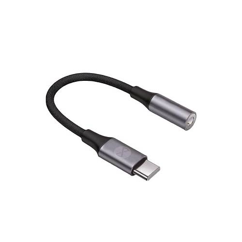 Forever - Adapter audio AJC-01 Jack 3,5mm to Type C black