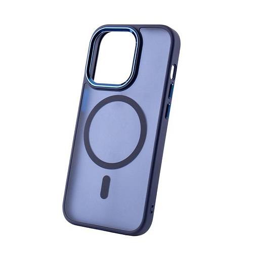 Apple iPhone 14 Pro - Frozen Magsafe case Navy Blue