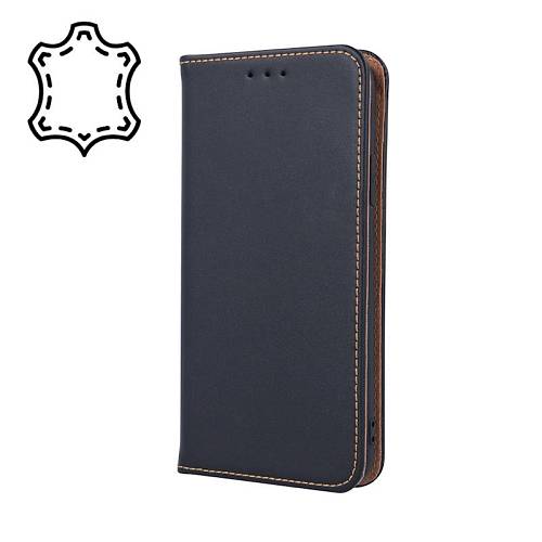 Apple iPhone 15 - Genuine Leather Smart Pro Black