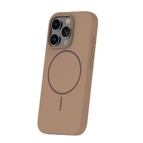 Apple iPhone 13 Pro - Silicone Thin Magsafe Case 6,1 Brown