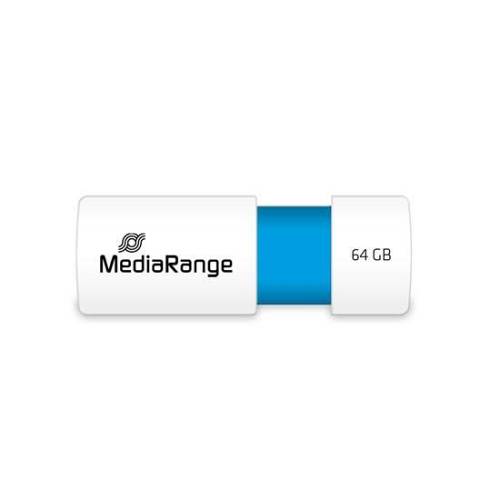 MediaRange - USB 2.0  flash drive 64GB color edition light blue