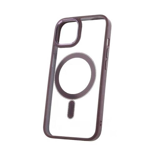 Apple iPhone 12 / 12 Pro - Satin Clear Magsafe Case Purple