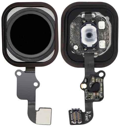 APPLE iPhone 6/6 Plus - Home Button Flex Black High Quality OEM