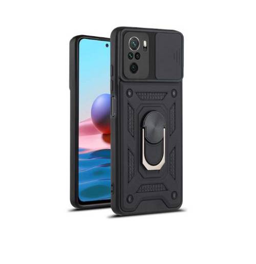 Xiaomi Redmi Note 10 4G / 10S - Defender Slide case black