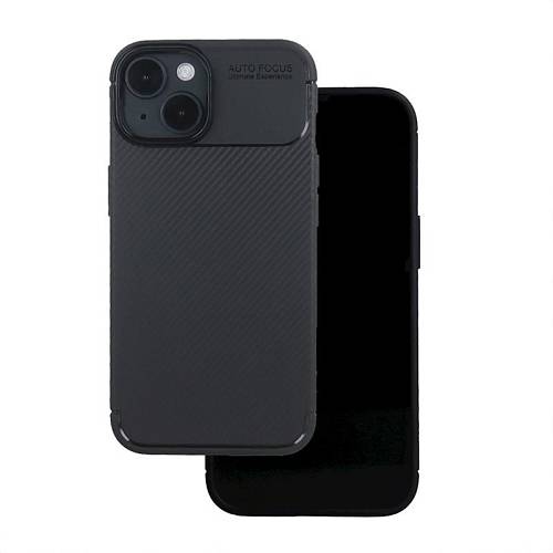 Apple iPhone 15 Pro - Silicon Carbon Case Black