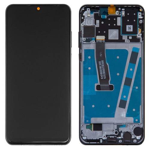 Huawei P30 Lite (48 MP Main) - LCD Touch Black Midnight with Frame OEM