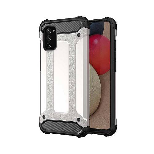 Θήκη Heavy Armor Sonique Samsung Galaxy A02s Ασημί