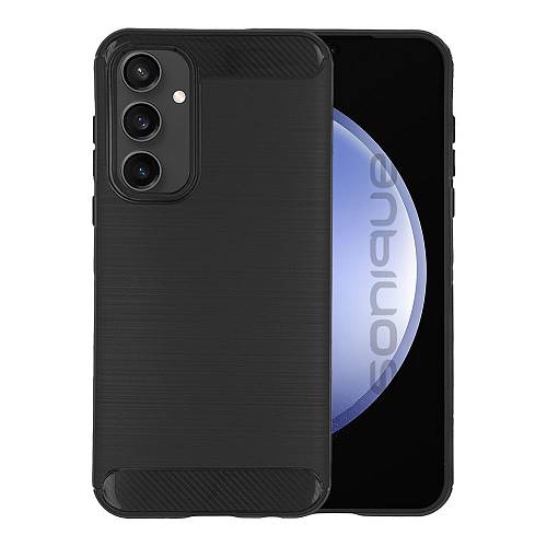 Θήκη Σιλικόνης Sonique Carbon Brushed Samsung Galaxy S23 FE Μαύρο