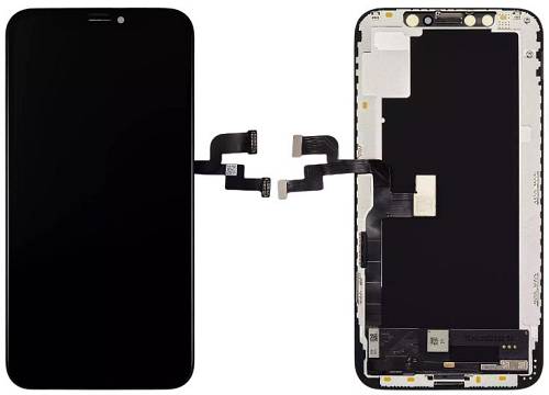 Apple iPhone XS - LCD + Touch Black Pulled