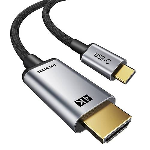 CABLETIME καλώδιο USB-C σε HDMI CT-CMHD2, 4K/60Hz, 1.8m, μαύρο 5210131055960