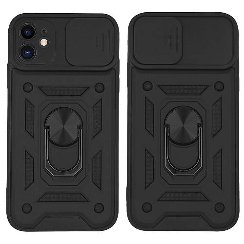 Θήκη Ring Armor CamPro Sonique για Apple iPhone 11 Μαύρο