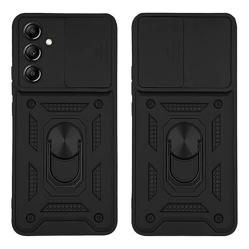 Θήκη Ring Armor CamPro Sonique για Samsung Galaxy A14 4G / Galaxy A14 5G Μαύρο