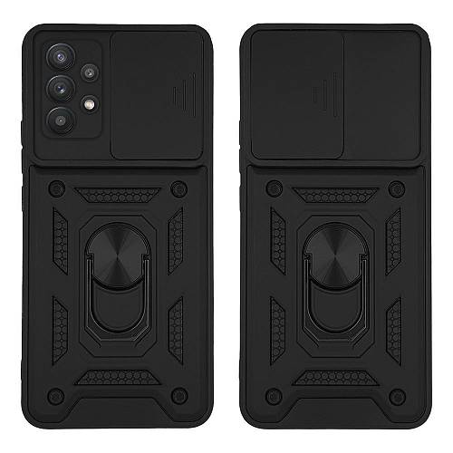 Θήκη Ring Armor CamPro Sonique για Samsung Galaxy A32 4G Μαύρο