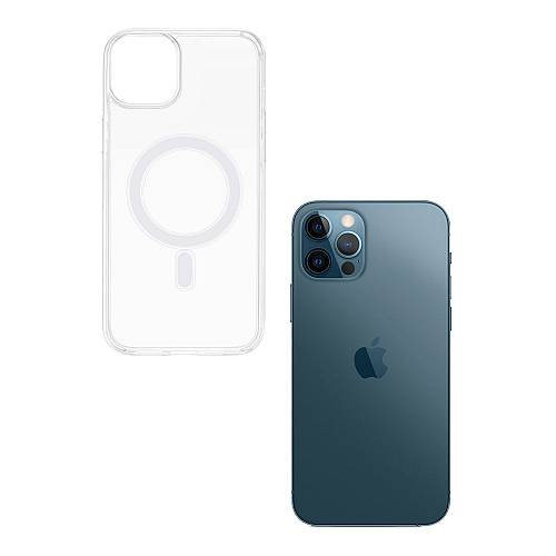 Θήκη Magnetic MagCase Sonique Apple iPhone 12 / iPhone 12 Pro Διάφανο