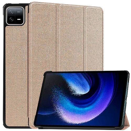 Θήκη Tablet Smartcase Slim Sonique για Xiaomi Pad 6 11" / Pad 6 Pro 11" Ροζ Χρυσό