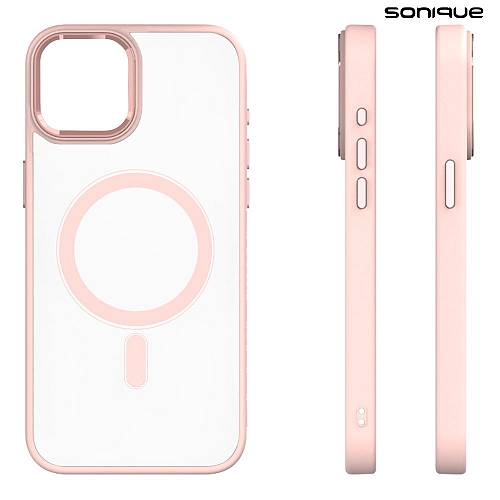 Θήκη Magnetic MagMetal Sonique Apple iPhone 11 Ροζ