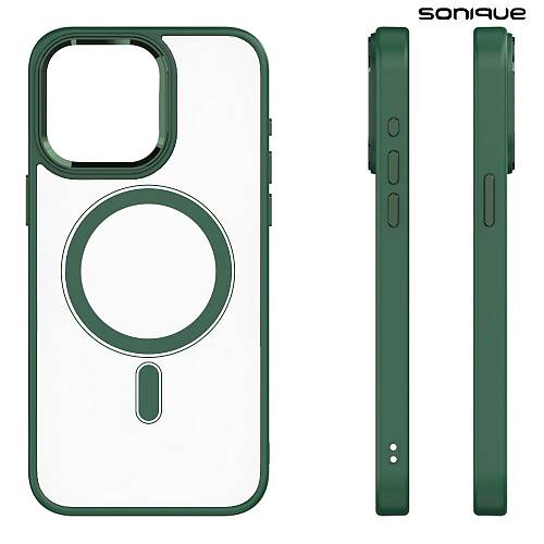 Θήκη Magnetic MagMetal Sonique Apple iPhone 13 Pro Πράσινο