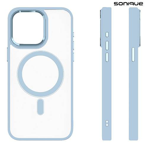 Θήκη Magnetic MagMetal Sonique Apple iPhone 15 Pro Γαλάζιο