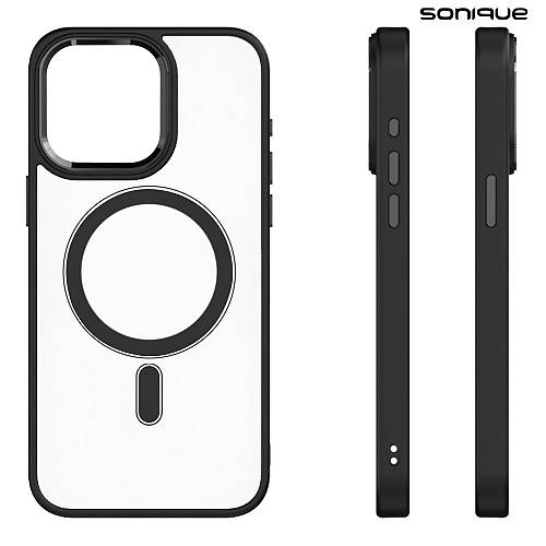 Θήκη Magnetic MagMetal Sonique Apple iPhone 15 Pro Μαύρο