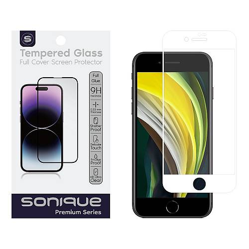 Hardy Glass Sonique Premium Series HD Full Cover 9H Apple iPhone 7 / iPhone 8 / iPhone SE 2020 / iPhone SE 2022 Λευκό