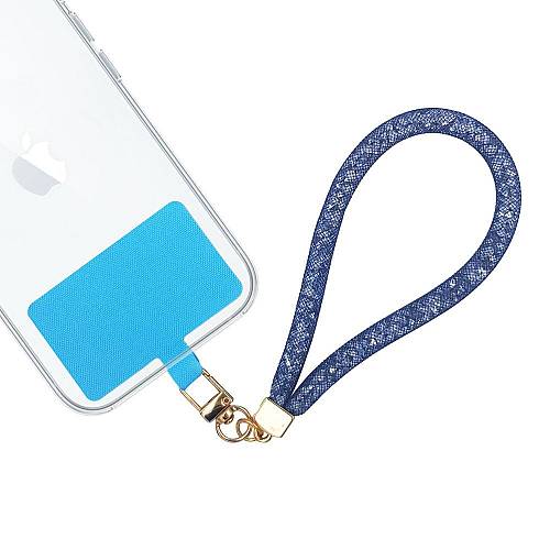 Βραχιόλι Λουράκι Sonique Glow Υφασμάτινο 25cm για Κινητό Μπλέ