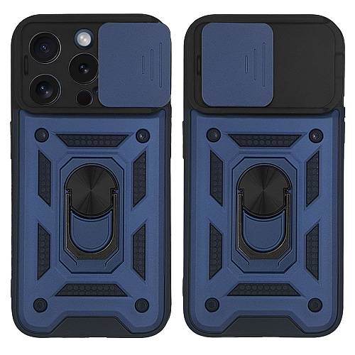 Θήκη Ring Armor CamPro Sonique για Apple iPhone 15 Pro Μπλέ