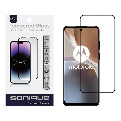 Hardy Glass Sonique Premium Series HD Full Cover 9H Motorola Moto G32 Μαύρο