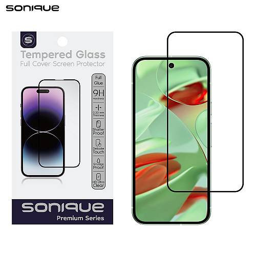Hardy Glass Sonique Premium Series HD Full Cover 9H Google Pixel 9 5G Μαύρο