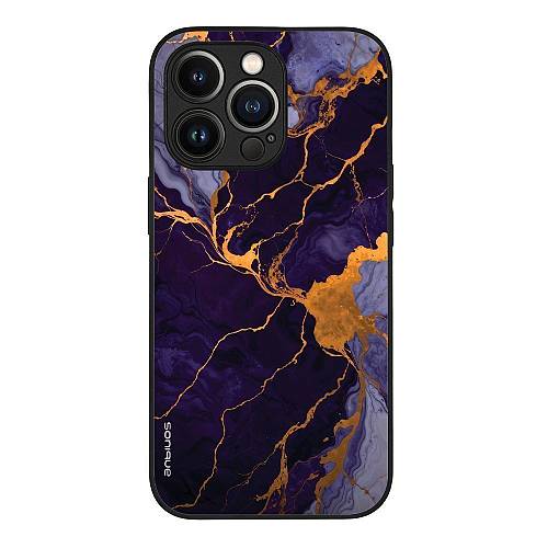 Θήκη Sonique Marble Series για Apple iPhone 13 Pro Μωβ