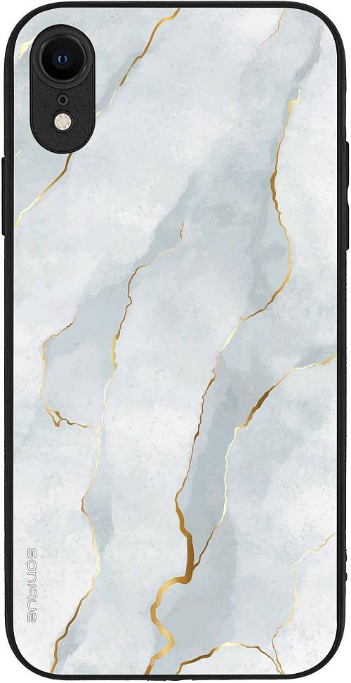 Θήκη Sonique Marble Series για Apple iPhone XR Λευκό 01