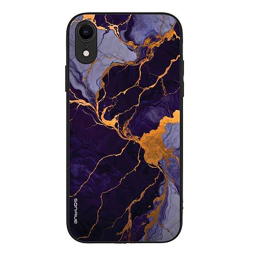 Θήκη Sonique Marble Series για Apple iPhone XR Μωβ