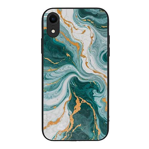 Θήκη Sonique Marble Series για Apple iPhone XR Πράσινο 01
