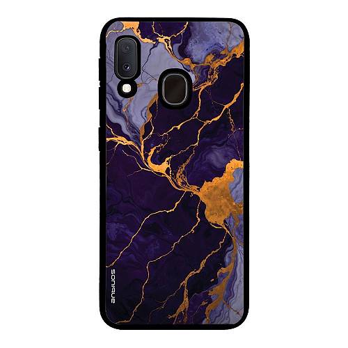 Θήκη Sonique Marble Series για Samsung Galaxy A20e Μωβ